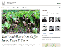 Tablet Screenshot of nordiccoffeeculture.com